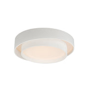Ziggurat 19.75" LED Flush Mount in White
