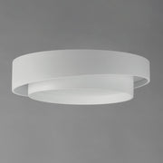 Ziggurat 19.75" LED Flush Mount in White