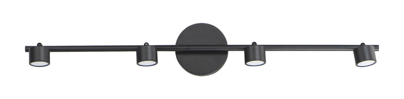 Taylor 4 Light LED Bath Vanity Light in Black