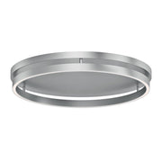 Groove 24" LED Flush Mount in Brushed Aluminum