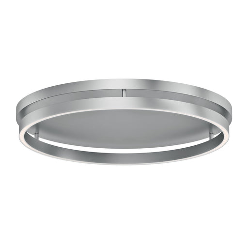 Groove 24" LED Flush Mount in Brushed Aluminum