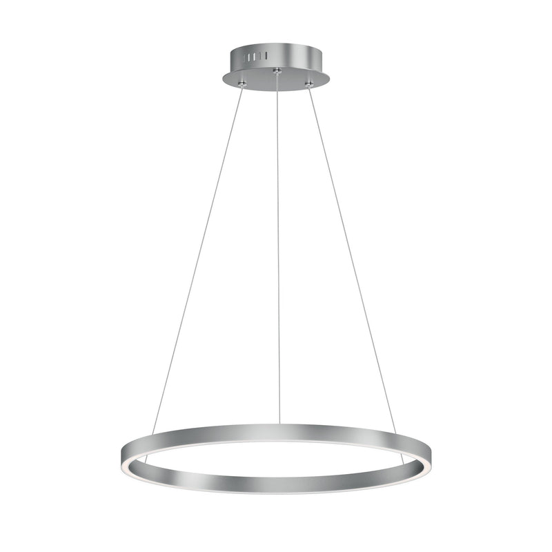 Groove 24" LED Pendant in Brushed Aluminum