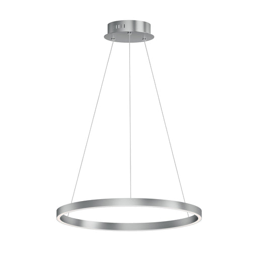 Groove 24" LED Pendant in Brushed Aluminum