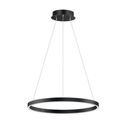 Groove 24" LED Pendant in Black
