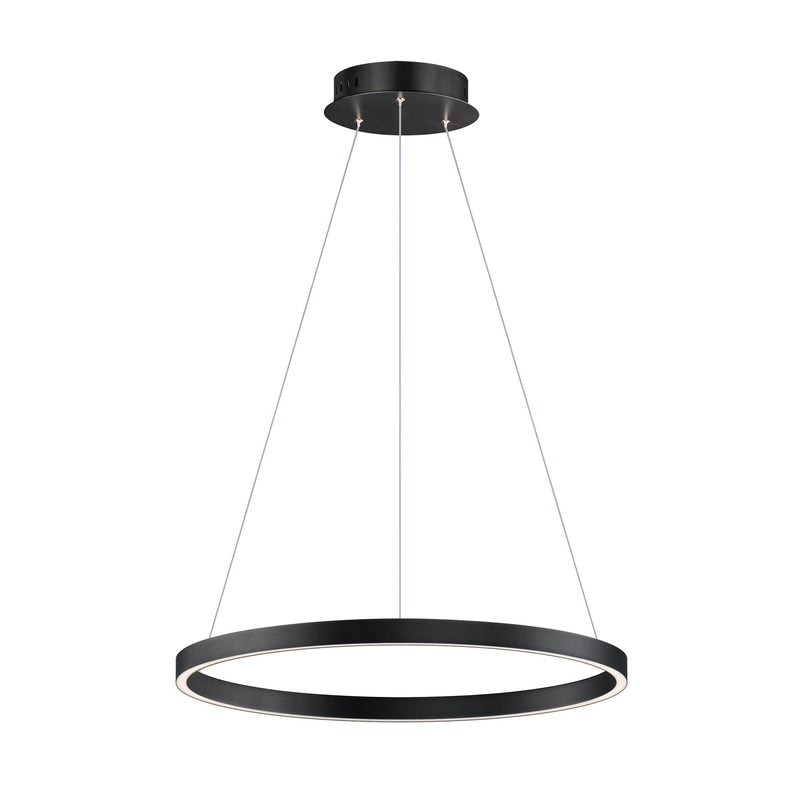 Groove 24" LED Pendant in Black