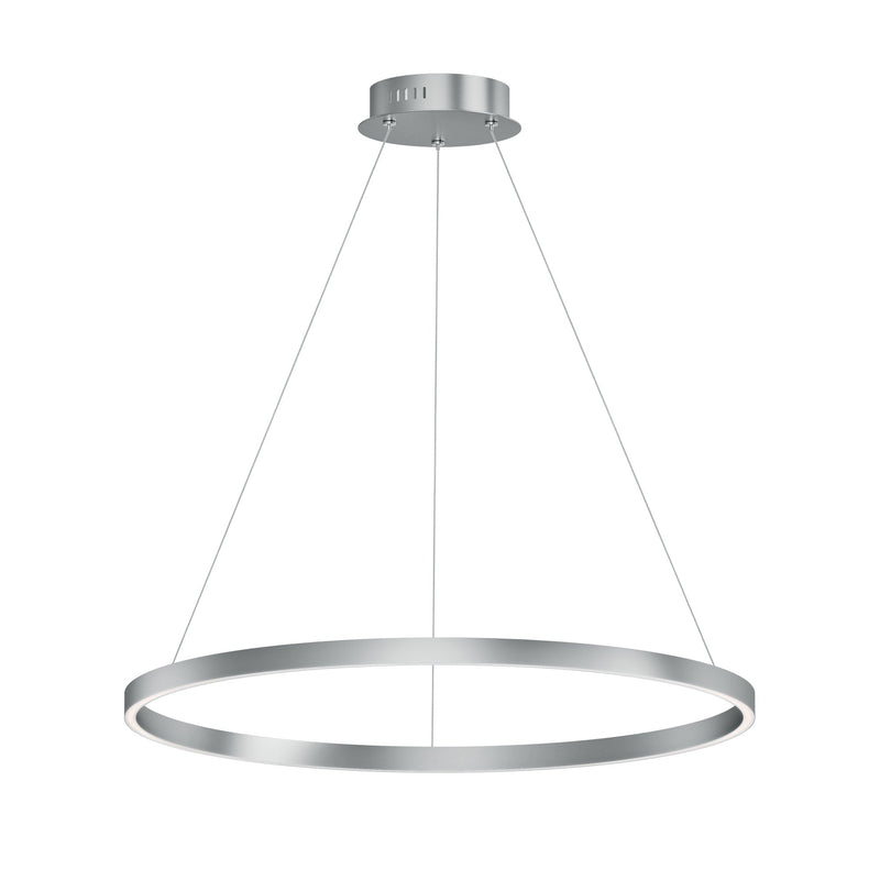 Groove 32" LED Pendant in Brushed Aluminum