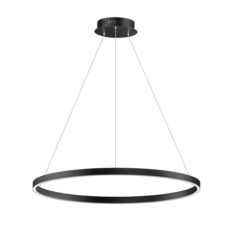 Groove 32" LED Pendant in Black