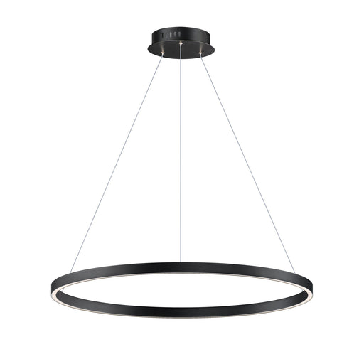 Groove 32" LED Pendant in Black