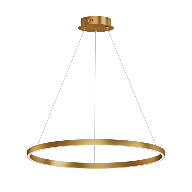 Groove 32" LED Pendant in Gold