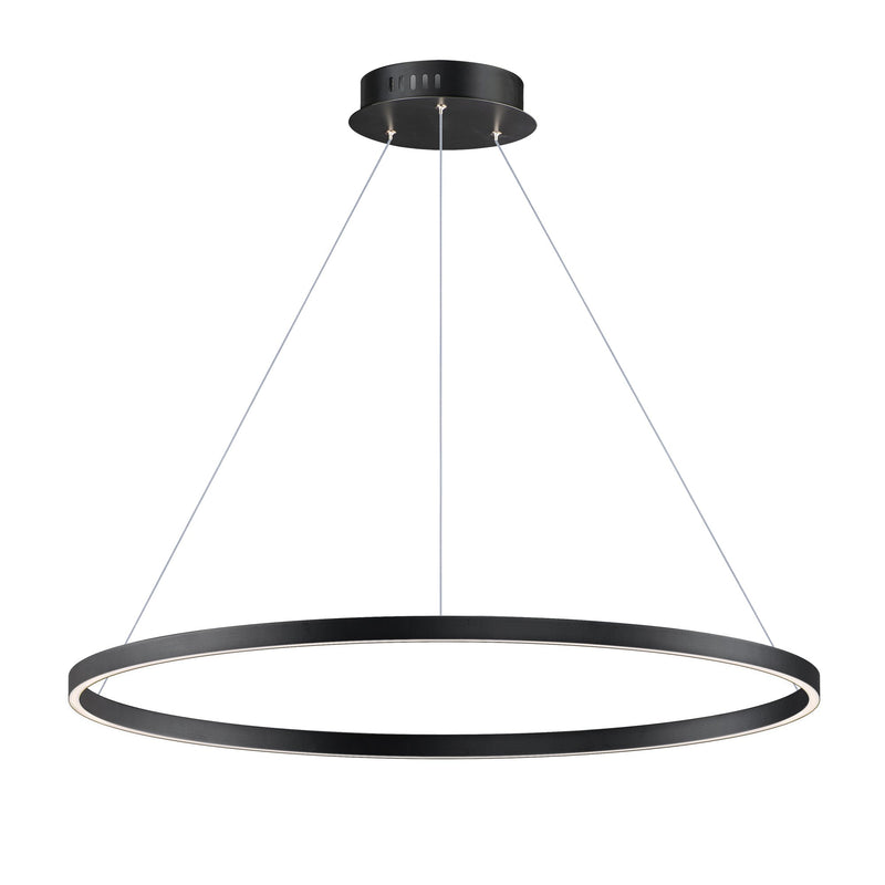 Groove 40" LED Pendant in Black