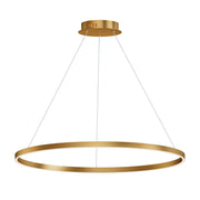 Groove 40" LED Pendant in Gold