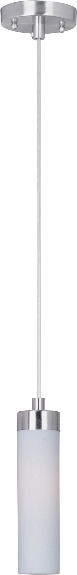 Cilandro 1 Light Mini Pendant in Satin Nickel