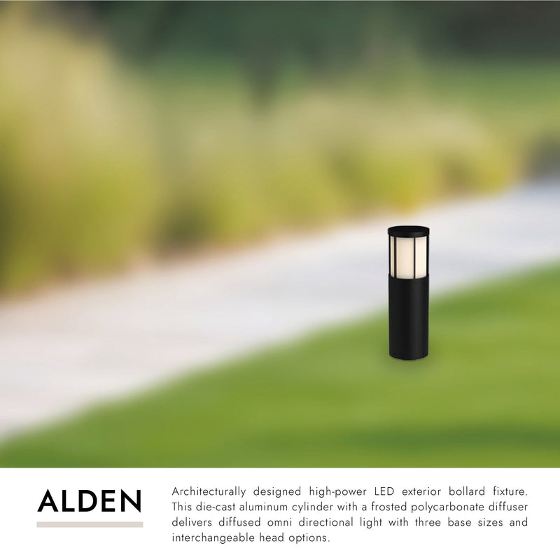 Alden 20" Bollard in Black