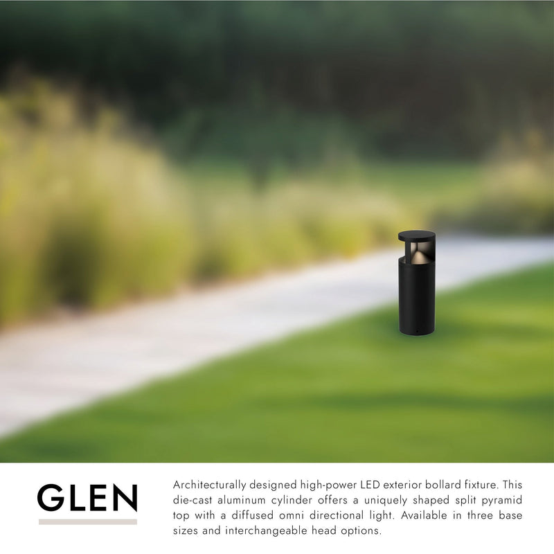 Glen 17" Bollard in Black