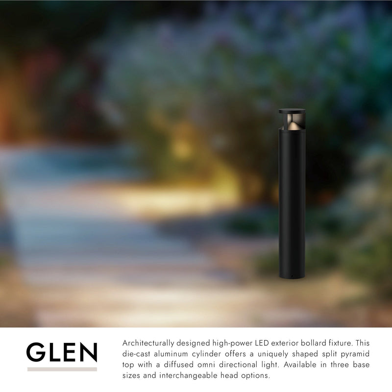Glen 39" Bollard in Black