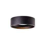 Trenton 5" Flush Mount in Black