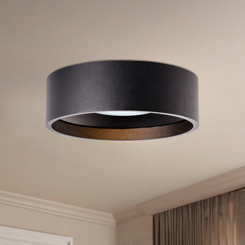 Trenton 5" Flush Mount in Black