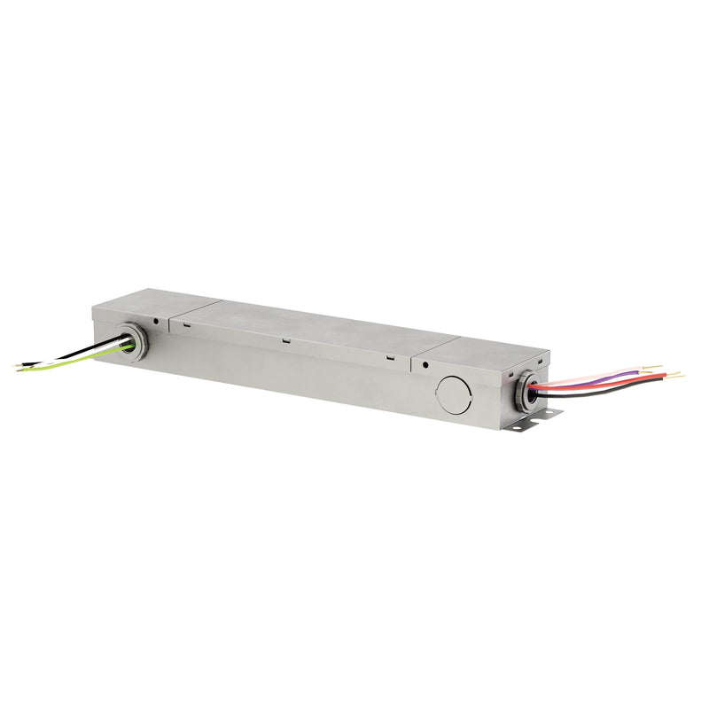 Continuum 24 Volt 96 Watt Remote Hardwired Track Driver in Brushed Aluminum