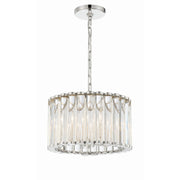 Elliot 4 Light 15.25" Pendant in Polished Nickel