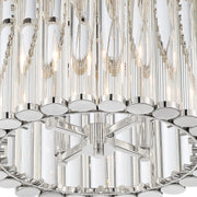 Elliot 4 Light 15.25" Semi Flush Mount in Polished Nickel