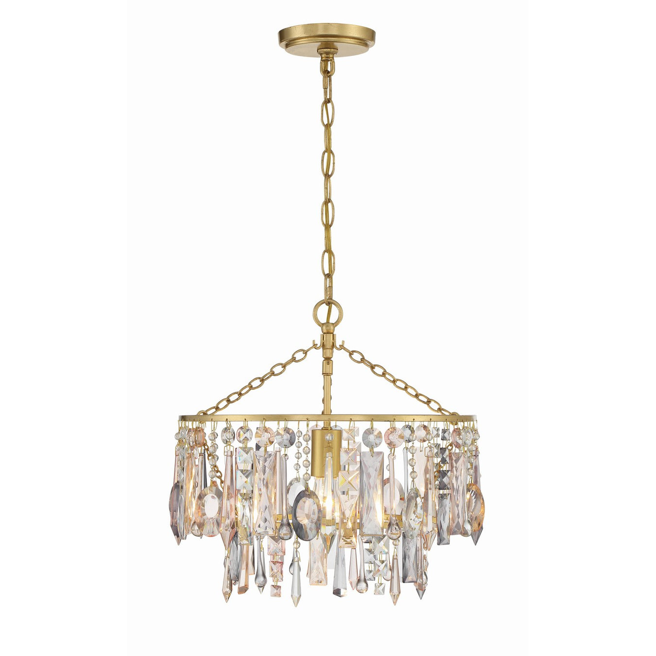 Elsa 1 Light 15" Pendant in Antique Gold