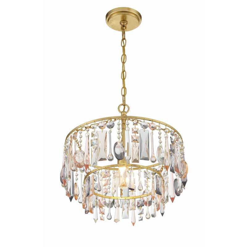 Elsa 1 Light 15" Pendant in Antique Gold