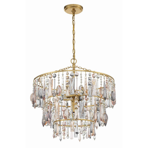 Elsa 3 Light 20" Pendant in Antique Gold