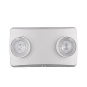 Emergency Bug Eye 2-Light 7.28" LED Wall Sconce in White