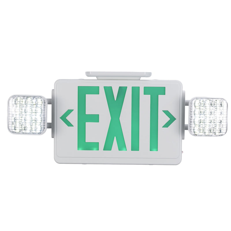 Emergency Exit Sign 20.28" LED Wall Sconce in Green / Red