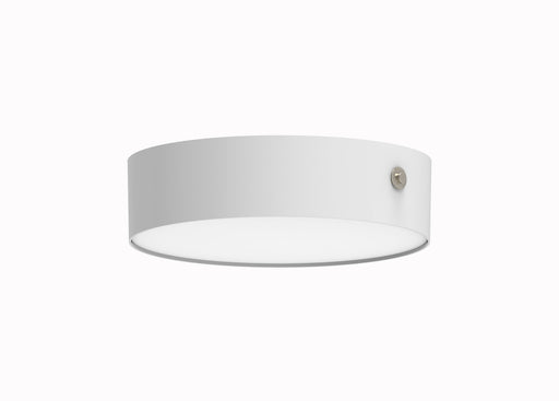 Emergency 7" LED Disk Light with Optional Battery Backup in White