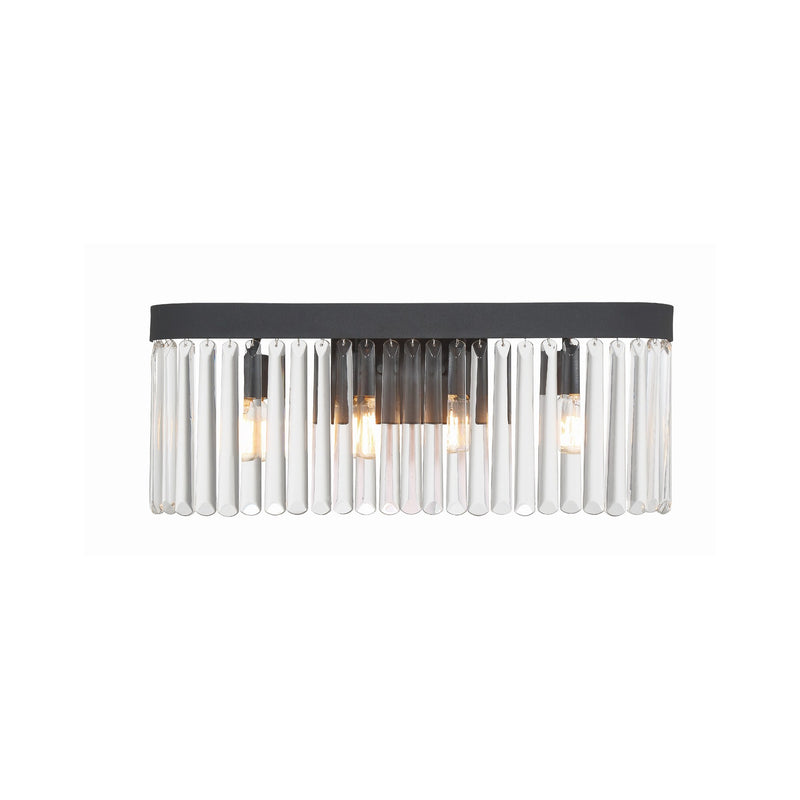 Emory 4 Light 24" Bathroom Vanity in Black Forged