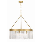 Emory 8 Light 24" Chandelier in Modern Gold