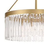 Emory 8 Light 24" Chandelier in Modern Gold