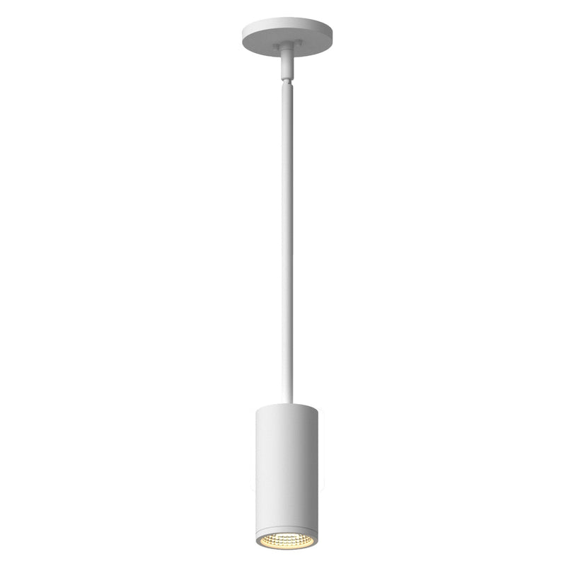Nordic 5" Outdoor Pendant, 2" Diameter in White