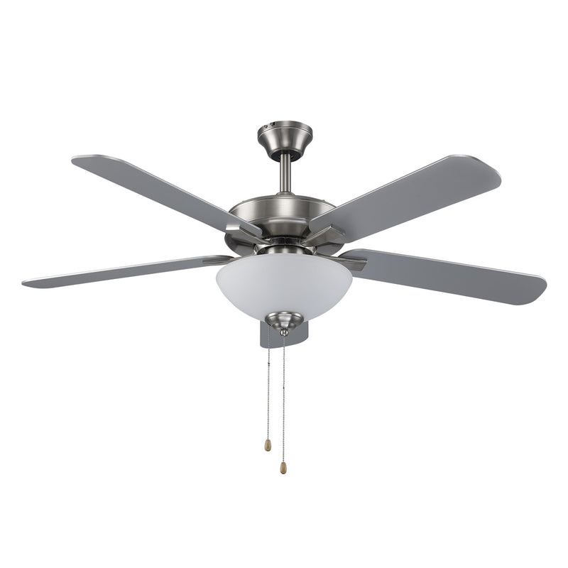 Sargeant 2-Light 52" Energy Star Ceiling Fan in Brushed Nickel