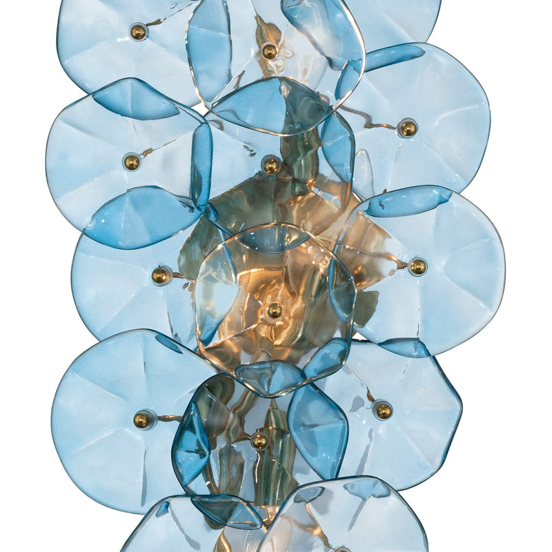 Esme 4 Light 23" Sconce in Aged Brass