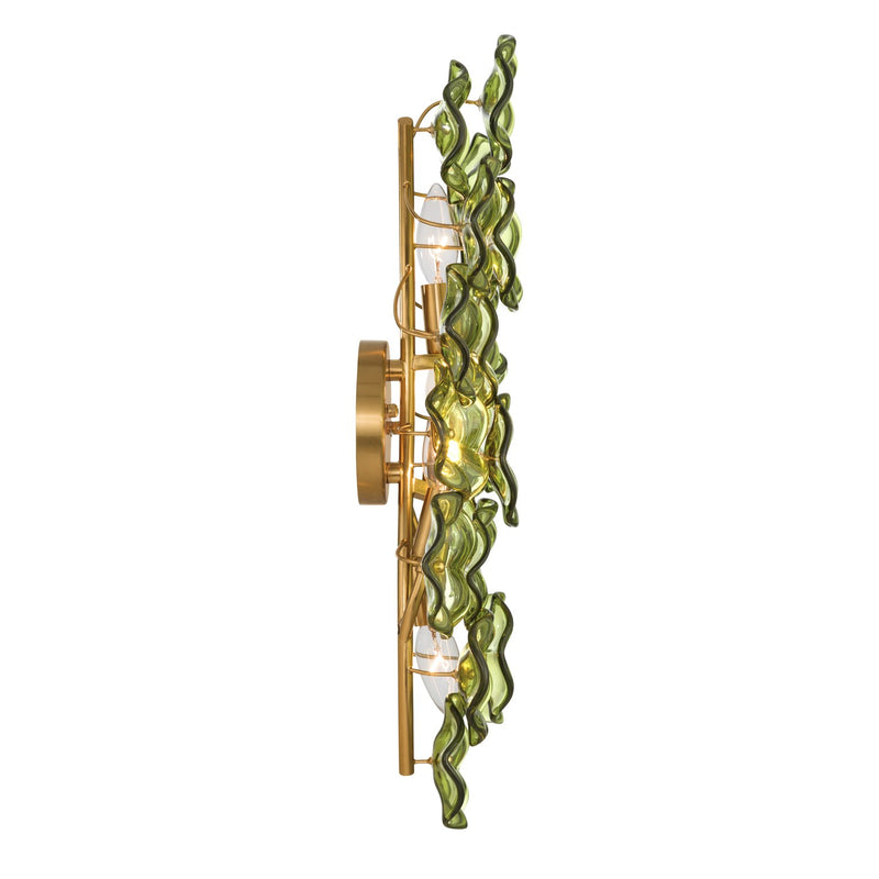 Esme 4 Light 23" Sconce in Aged Brass