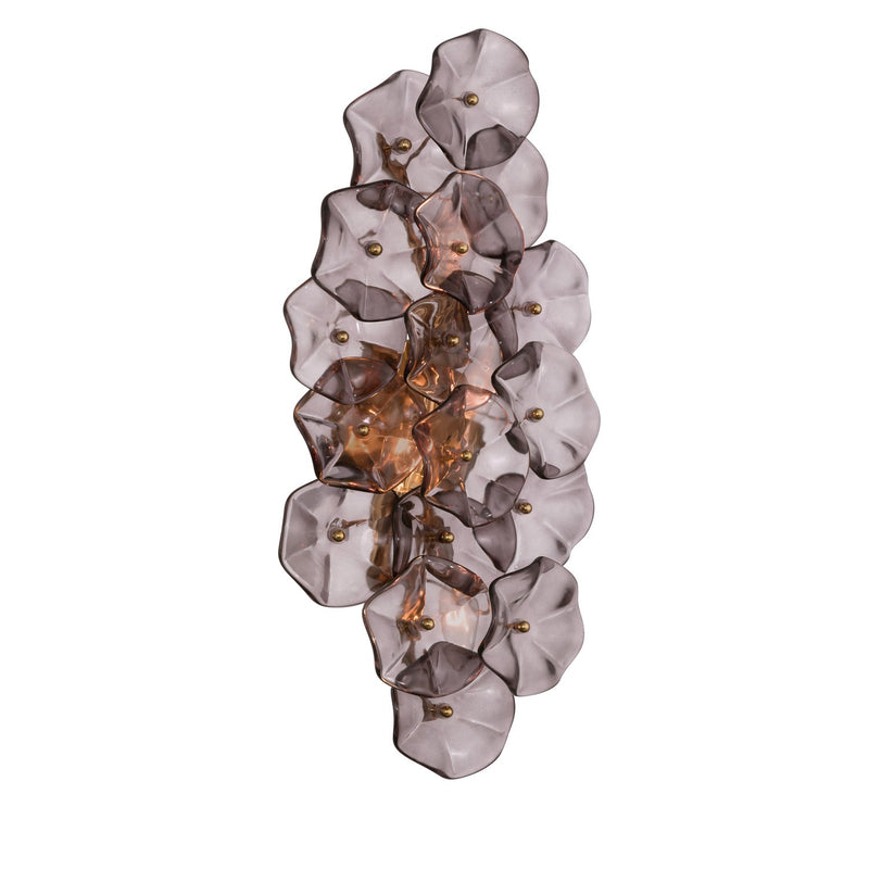 Esme 4 Light 23" Sconce in Aged Brass