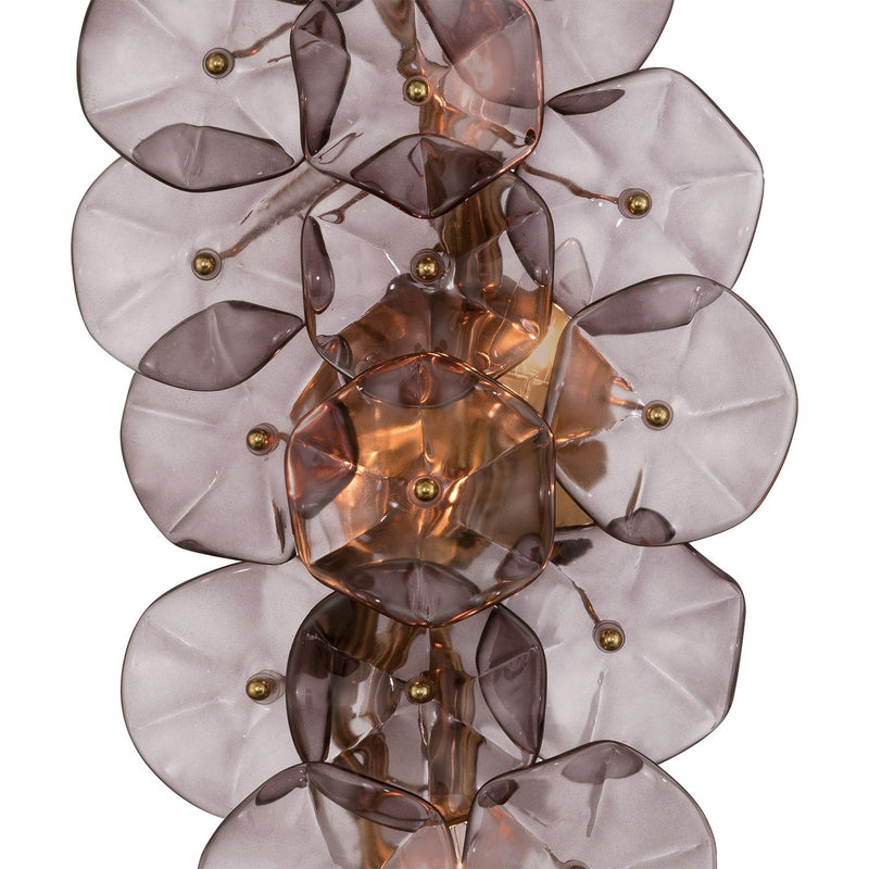 Esme 4 Light 23" Sconce in Aged Brass