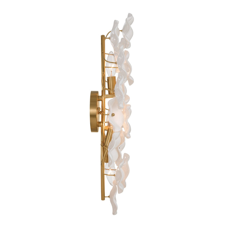 Esme 4 Light 23" Sconce in Aged Brass