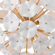 Esme 9 Light 22.5" Chandelier in Aged Brass