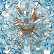 Esme 12 Light 28" Chandelier in Aged Brass