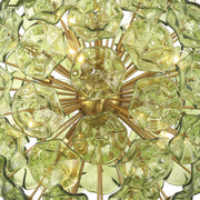 Esme 12 Light 28" Chandelier in Aged Brass