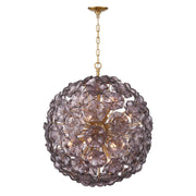 Esme 12 Light 28" Chandelier in Aged Brass