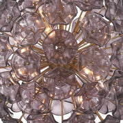 Esme 12 Light 28" Chandelier in Aged Brass