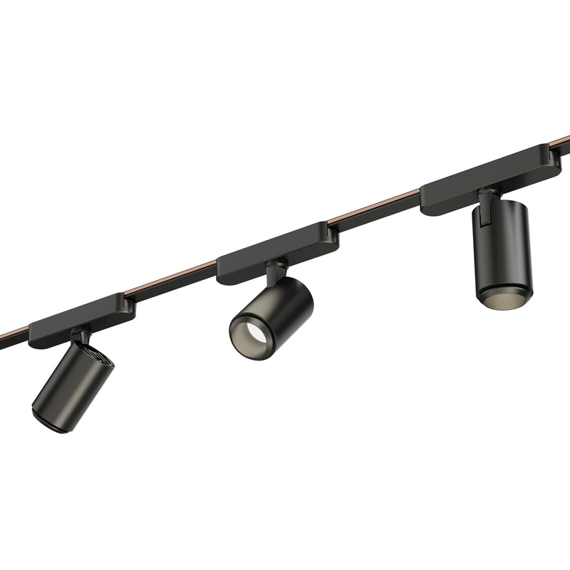 Continuum Adjustable Beam Track Spot Light in Black