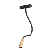 Continuum Track Reading Light in Black / Gold