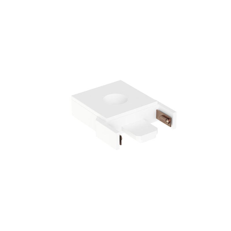 Continuum Track End Connector in White