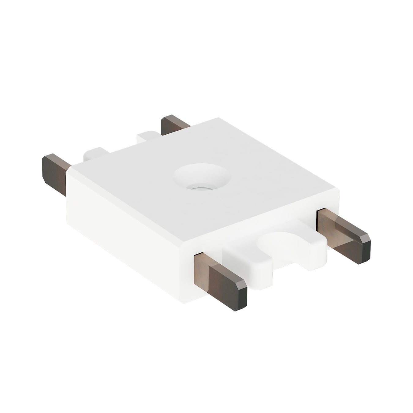 Continuum Track End to End Connector (Model MSC180) in White
