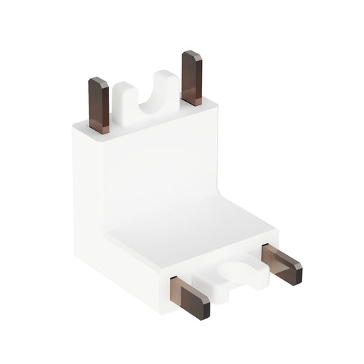 Continuum Track Wall to Ceiling Connector in White